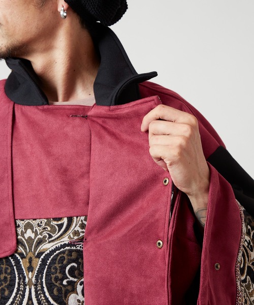 チャイハネ（チャイハネ）の「【チャイハネ】異素材パッチワークMEN'Sアウター（その他アウター・メンズ・ネイビー/ブラック・FREE）」の15枚目の写真