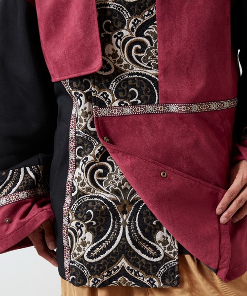 チャイハネ（チャイハネ）の「【チャイハネ】異素材パッチワークMEN'Sアウター（その他アウター・メンズ・ネイビー/ブラック・FREE）」の16枚目の写真