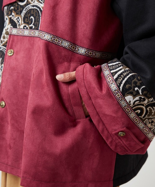 チャイハネ（チャイハネ）の「【チャイハネ】異素材パッチワークMEN'Sアウター（その他アウター・メンズ・ネイビー/ブラック・FREE）」の20枚目の写真