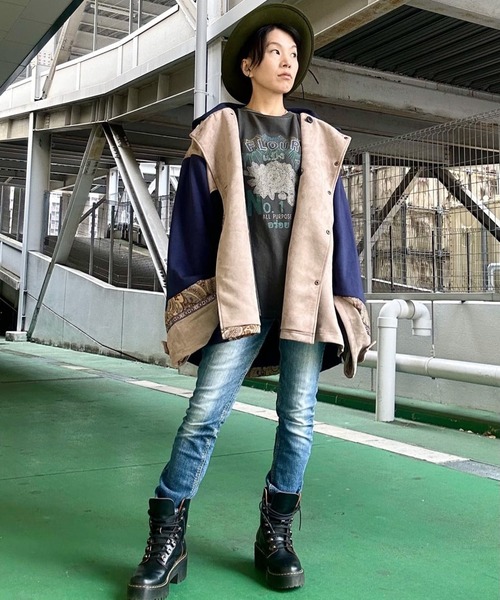 チャイハネ（チャイハネ）の「【チャイハネ】異素材パッチワークMEN'Sアウター（その他アウター・メンズ・ネイビー/ブラック・FREE）」の22枚目の写真