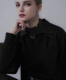 HARE | レースレイヤーポロスウェット(HARE)(スウェット)