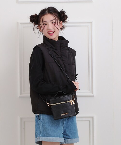 新品未使用Girlish⭐︎ピンタックショルダートップス セール】 くしゅくしゅベルトタテショルダー （ショルダーバッグ