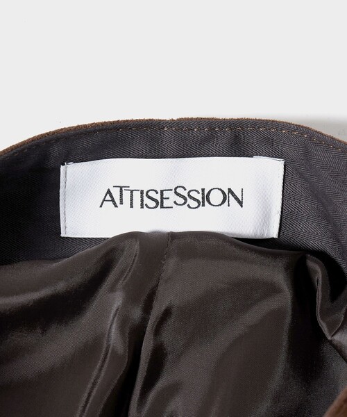 ATTISESSION(アティセッション)の「<ATTISESSION>スエードライク ストレート パンツ(その他パンツ・レディース・ブラック/ダークブラウン・38/36)」の20枚目の写真