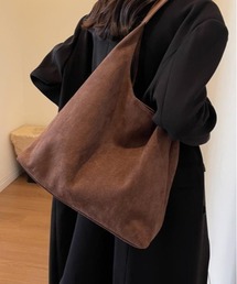 ショルダーバッグ（ブラウン/茶色系・スエード）ファッション