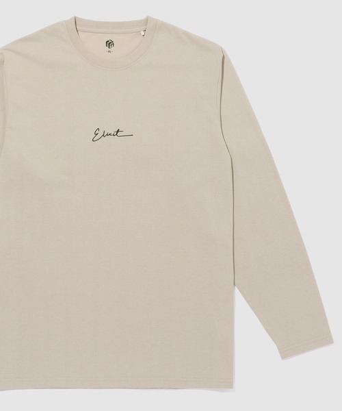 Mac-House（マックハウス）の「T-GRAPHICS ワンポイント刺繍長袖Ｔシャツ（Tシャツ/カットソー・メンズ・ベージュ/ネイビー/ホワイト/グレー/杢グレー・XL/L/M/S）」の4枚目の写真