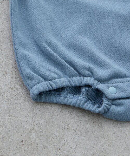 CIAOPANIC TYPY（チャオパニックティピー）の「【BABY】ポイントロゴ刺繍スウェットロンパース（ロンパース・キッズ・グレー/サックスブルー・80）」の18枚目の写真