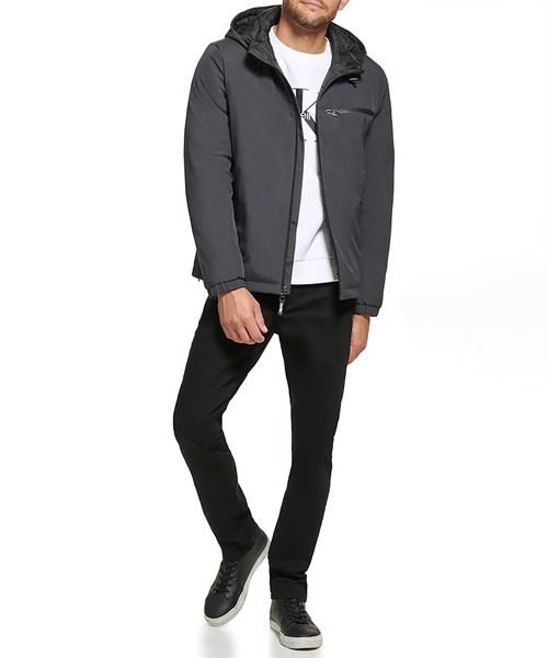 Calvin Klein / カルバン クライン 】HOODED STRETCH JACKET