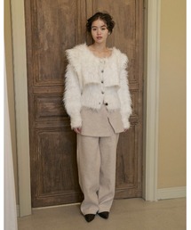 NOTREemor（ノートルエモア）の「wool layered pants（スラックス）」