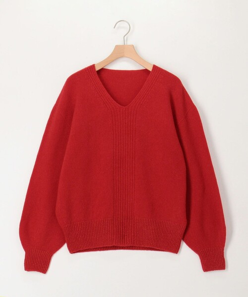 セール】タスマニアラム Vネックプルオーバーニット（ニット/セーター