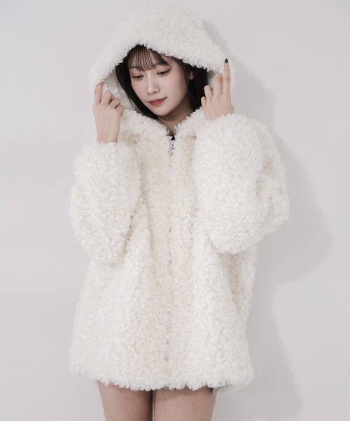 [新品未使用]rnyroom♡テディーコート　White 2026年最新】rnyroom テディの人気アイテム - メルカリ