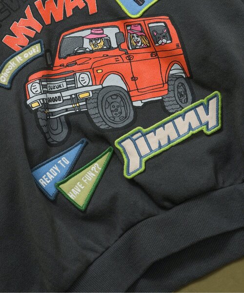 BREEZE(ブリーズ)の「【リンク】Jimnyコラボ ワッペンパーカー(パーカー・キッズ・ブラック/カーキ・110/100/90/80/140/130/120)」の11枚目の写真