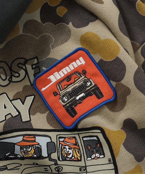 BREEZE(ブリーズ)の「【リンク】Jimnyコラボ ワッペンパーカー(パーカー・キッズ・ブラック/カーキ・110/100/90/80/140/130/120)」の13枚目の写真