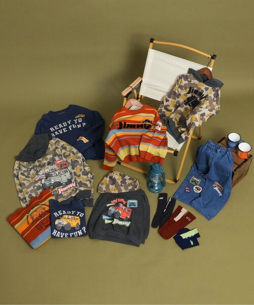 BREEZE(ブリーズ)の「【リンク】Jimnyコラボ ワッペンパーカー(パーカー・キッズ・ブラック/カーキ・110/100/90/80/140/130/120)」の16枚目の写真