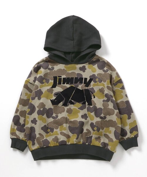 BREEZE(ブリーズ)の「【リンク】Jimnyコラボ ワッペンパーカー(パーカー・キッズ・ブラック/カーキ・110/100/90/80/140/130/120)」の5枚目の写真