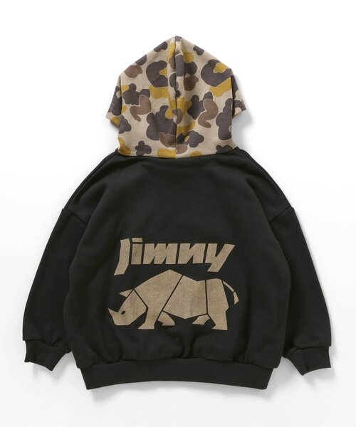 BREEZE(ブリーズ)の「【リンク】Jimnyコラボ ワッペンパーカー(パーカー・キッズ・ブラック/カーキ・110/100/90/80/140/130/120)」の4枚目の写真