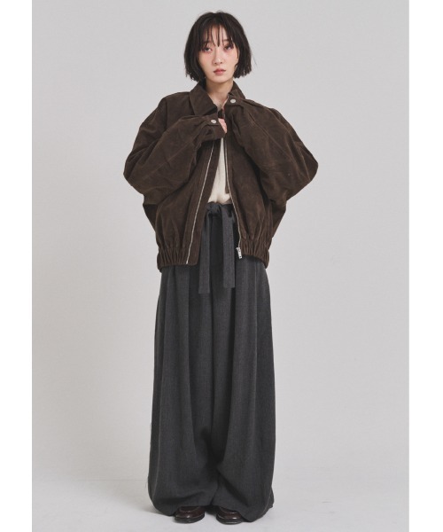 FMiBL(ファミル)の「ウールワイドパンツ(その他パンツ・レディース・ブラック/グレー/ベージュ・SMALL/MEDIUM)」の11枚目の写真
