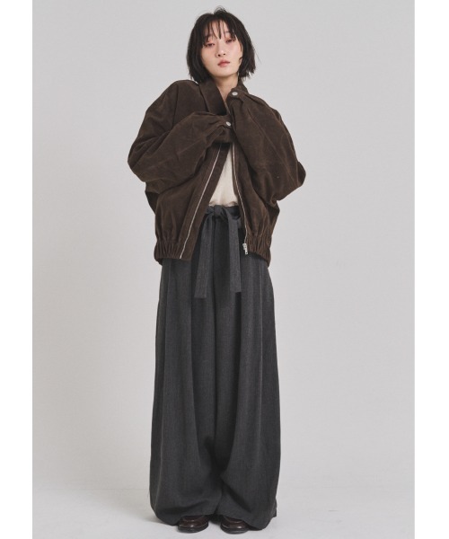 FMiBL(ファミル)の「ウールワイドパンツ(その他パンツ・レディース・ブラック/グレー/ベージュ・SMALL/MEDIUM)」の12枚目の写真