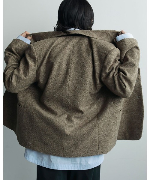 anuke Herringbone Wool Jacket サイズ36 anuke Herringbone Wool Jacket サイズ36 Herringbone Wool Jacket