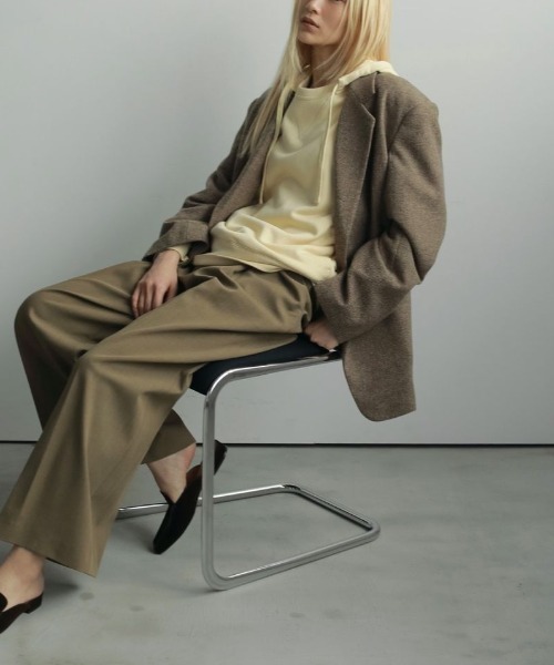 anuke Herringbone Wool Jacket 62520107（その他アウター）｜anuke