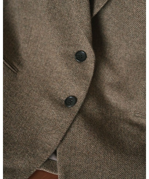 anuke Herringbone Wool Jacket 62520107（その他アウター）｜anuke