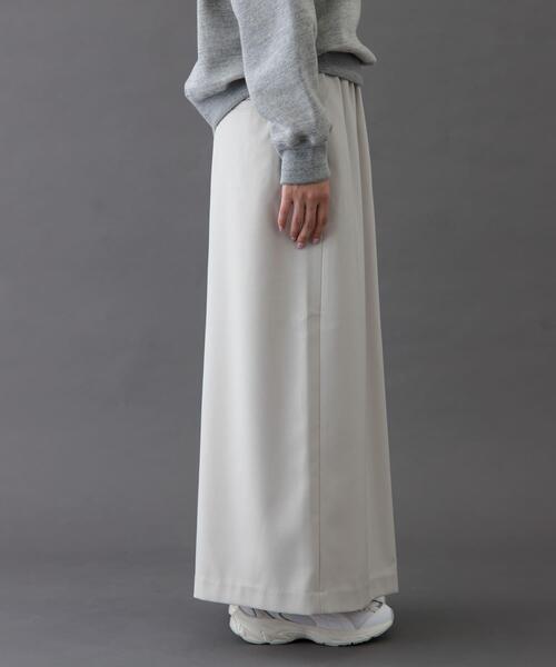 FORK&SPOON（フォークアンドスプーン）の「FORK&SPOON　ラナテックイージースカート（スカート・レディース・ブルー系その他/グレー系その他/チャコールグレー・2/1）」の6枚目の写真