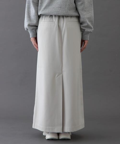 FORK&SPOON（フォークアンドスプーン）の「FORK&SPOON　ラナテックイージースカート（スカート・レディース・ブルー系その他/グレー系その他/チャコールグレー・2/1）」の7枚目の写真