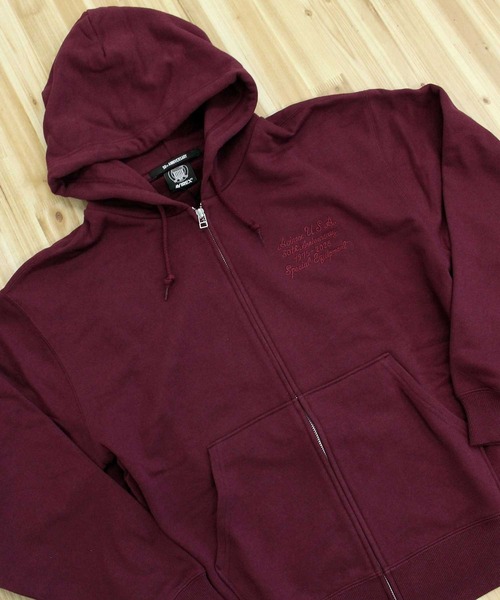 AVIREX(アヴィレックス)の「AVIREX 50th VARSITY PARKA(パーカー・メンズ・エンジ/ホワイト/チャコールグレー・M/L/XL/XXL)」の14枚目の写真