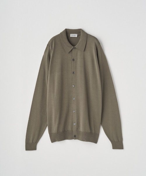 JOHN SMEDLEY 襟付きシャツカーディガン JOHN SMEDLEY｜ジョンスメドレー日本公式