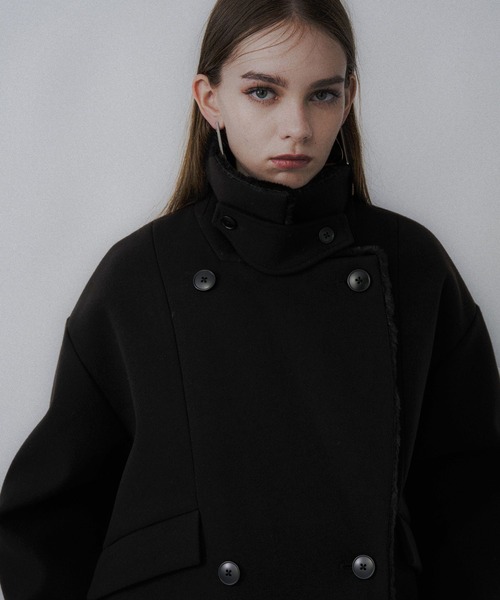 セール】ウーリーテックフェイクファーショートコート(HARE