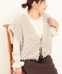 fredy couleur | フェザー2WAYベスト(Tシャツ/カットソー)