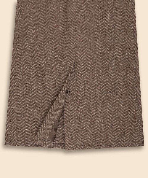 BROOKS BROTHERS(ブルックスブラザーズ)の「ウール ラージヘリンボーン バルカラーコート(ステンカラーコート・メンズ・ブラウン・36REG/38REG/40REG)」の8枚目の写真