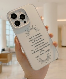 NOLITA LABORATORY(ノリータラボラトリー)の【 NOLITA / ノリータ 】 シンプルホワイティシルバー 英字メッセージ アイフォンカバー アイフォンケース iPhone 13 / 13pro / 14 / 14pro / 15 / 15pro / 16 / 16pro(スマホケース/カバー)