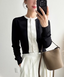 &. NOSTALGIA | 【ZOZO限定】フェイクレイヤードカーディガン(カーディガン/ボレロ)