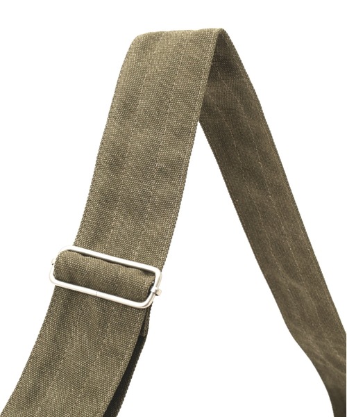 AVIREX（アヴィレックス）の「COATING CANVAS NEWSPAPER BAG "CHERRY POINT" / コーティング キャンバス ニュースペーパーバッグ チェリーポイント / AVIREX / アヴィレックス（ショルダーバッグ・メンズ・オリーブ・FREE）」の7枚目の写真