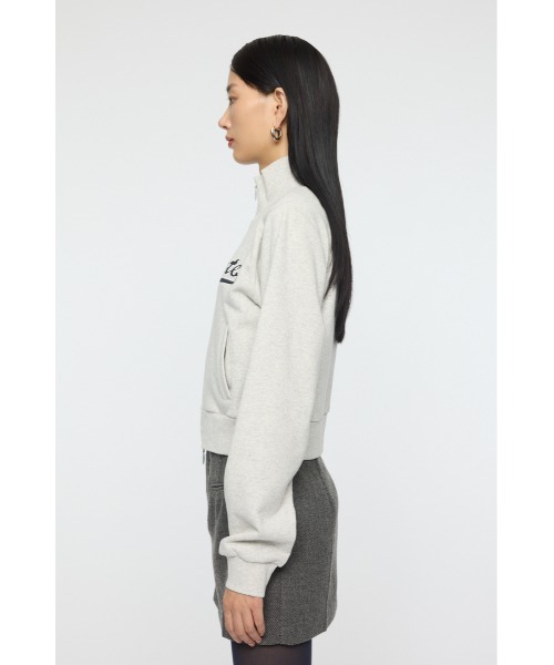 MOUSSY（マウジー）の「VARSITY LOGO トラックジャケット（ジャージ・レディース・ブラウン/杢グレー/ネイビー・FREE）」の8枚目の写真