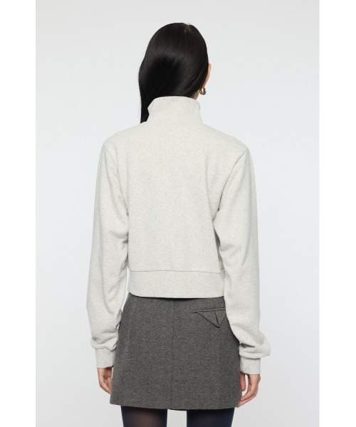 MOUSSY（マウジー）の「VARSITY LOGO トラックジャケット（ジャージ・レディース・ブラウン/杢グレー/ネイビー・FREE）」の9枚目の写真