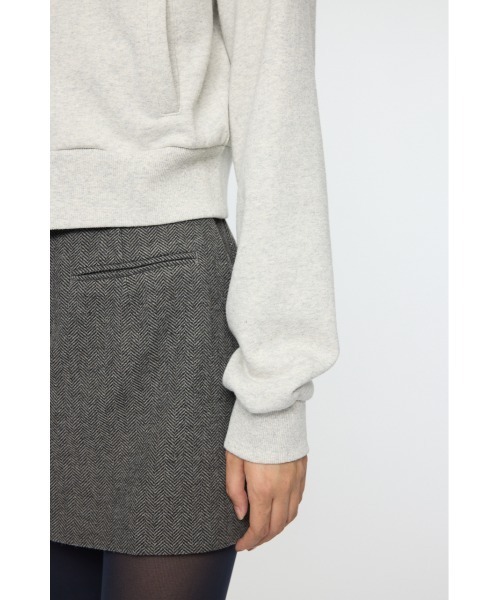 MOUSSY（マウジー）の「VARSITY LOGO トラックジャケット（ジャージ・レディース・ブラウン/杢グレー/ネイビー・FREE）」の13枚目の写真