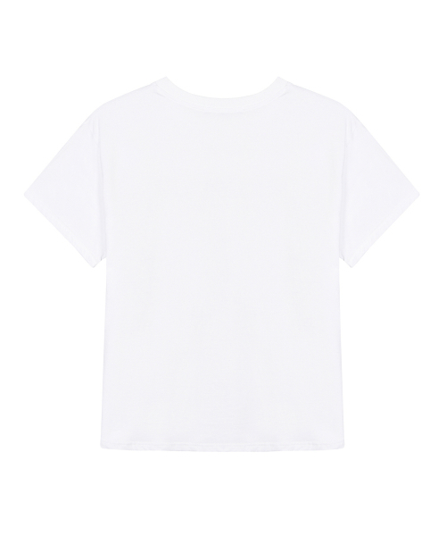 NICK&NICOLE(ニックアンドニコール)の「BIG ROSE SLEEVE TOP_WHITE NAVY(Tシャツ/カットソー・レディース・その他・FREE)」の5枚目の写真