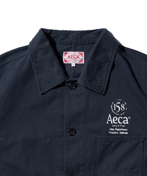 AECA(エイカ)の「AECA WASHED FRENCH WORK JACKET-NAVY(デニムジャケット・メンズ・その他・SMALL/MEDIUM/LARGE)」の3枚目の写真