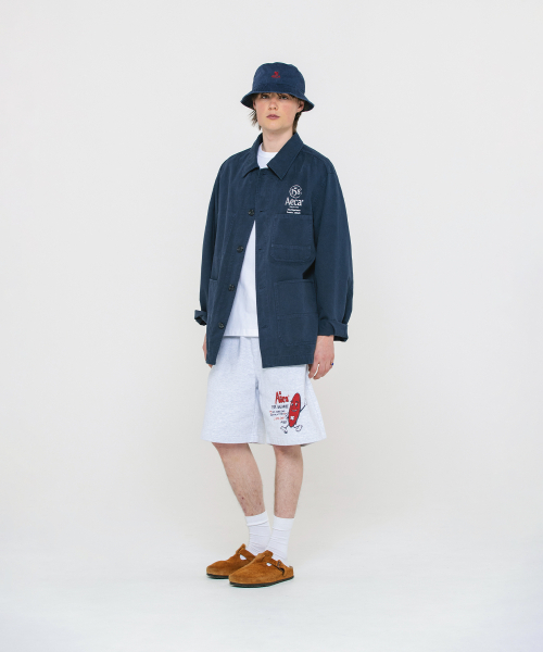 AECA(エイカ)の「AECA WASHED FRENCH WORK JACKET-NAVY(デニムジャケット・メンズ・その他・SMALL/MEDIUM/LARGE)」の6枚目の写真