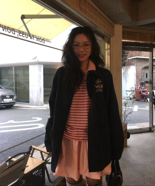 AECA(エイカ)の「AECA WASHED FRENCH WORK JACKET-NAVY(デニムジャケット・メンズ・その他・SMALL/MEDIUM/LARGE)」の8枚目の写真