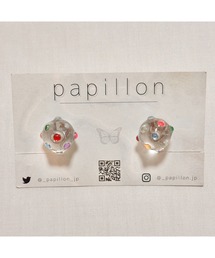 【papillon】つぶつぶカラフルイヤリング(MA)