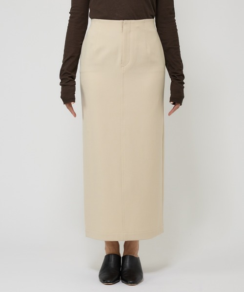 BABYLONE（バビロン）の「裏起毛タイトスカート（スカート・レディース・ベージュ/ブラウン・38inch/36inch）」の17枚目の写真