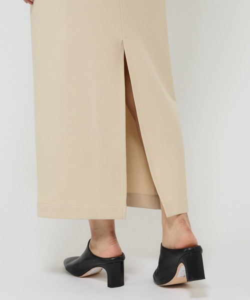 BABYLONE（バビロン）の「裏起毛タイトスカート（スカート・レディース・ベージュ/ブラウン・38inch/36inch）」の21枚目の写真