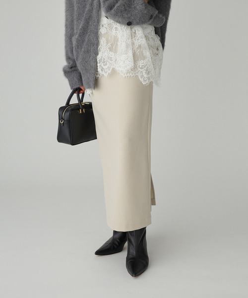 BABYLONE（バビロン）の「裏起毛タイトスカート（スカート・レディース・ベージュ/ブラウン・38inch/36inch）」の14枚目の写真