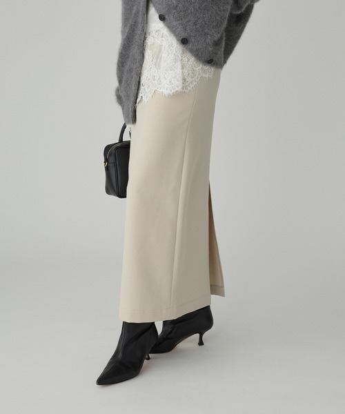 BABYLONE（バビロン）の「裏起毛タイトスカート（スカート・レディース・ベージュ/ブラウン・38inch/36inch）」の15枚目の写真