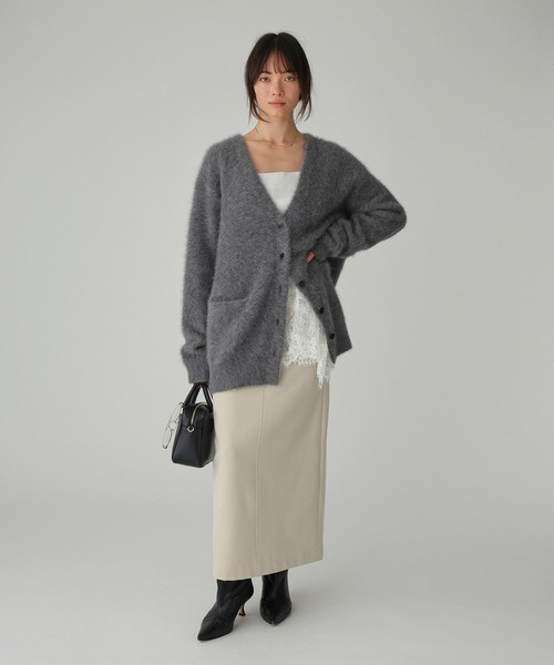 BABYLONE（バビロン）の「裏起毛タイトスカート（スカート・レディース・ベージュ/ブラウン・38inch/36inch）」の9枚目の写真