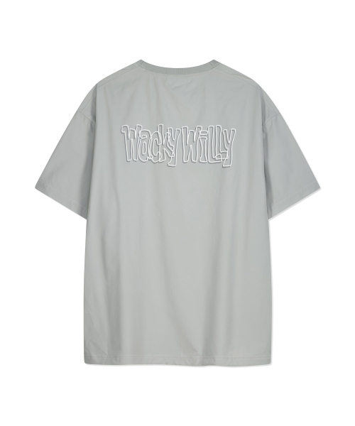 Wacky WiLLy(ワッキーウィリー)の「ワキタイポ化繊半袖Tシャツグレー(Tシャツ/カットソー・レディース・その他・SMALL/MEDIUM/LARGE/X-LARGE)」の3枚目の写真