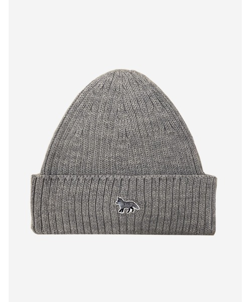 Maison Kitsune(メゾンキツネ)の「BABY FOX BEANIE(ニットキャップ/ビーニー・レディース・オフホワイト/グレー・U)」の5枚目の写真
