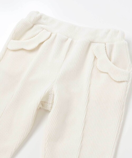 SLAP SLIP(スラップスリップ)の「スカラップポケットフロントタック裾スリットロングパンツ(80~130cm)(その他パンツ・キッズ・ネイビー/オフホワイト・80cm/130cm/100cm/90cm/110cm/120cm)」の9枚目の写真